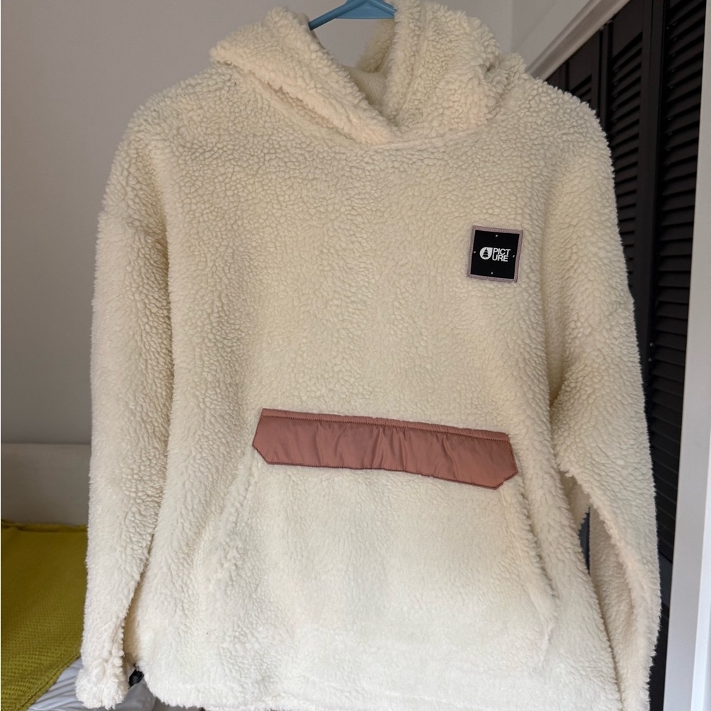 Women's Cream Sherpa Pullover
